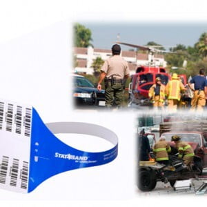 Zebra EMS wristbands