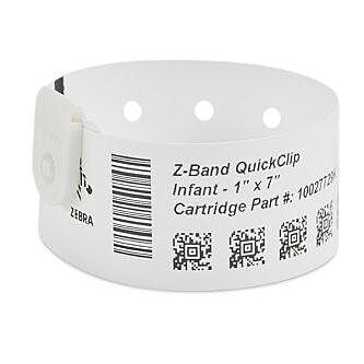 ZEBRA ZEB-10027729K ZBAND QUICKCLIP Paediatric 380/roll BOX3