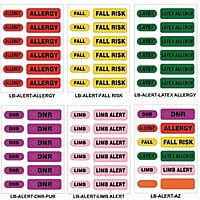 ZEBRA ZEB-LBALERTLIMBALERT ALERT LABELS PINK LIMB ALERT 2.5X3.5 12L