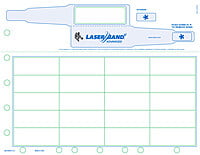 LB2-Adult-L3 Laserband Patient Wristband & Labels Sheet