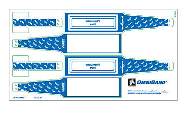 ZEBRA ZEB-LB2PEDWL3 WRISTBAND,4.25X11IN ADH CLOSEPEDIATRIC 1