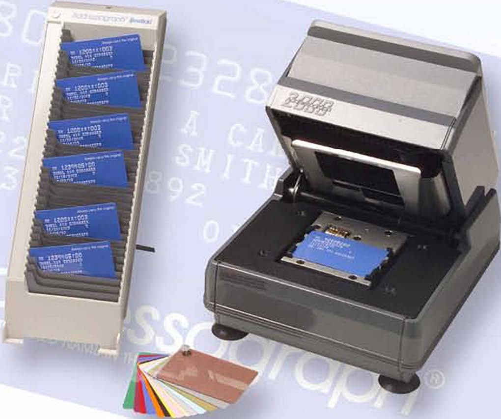 Addressograph CR80 .24 blue Plastic cards Addressograph CR80 .24 blue Plastic cards
